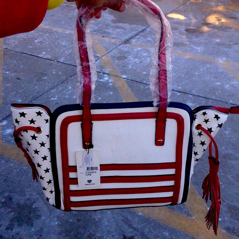 American flag purse